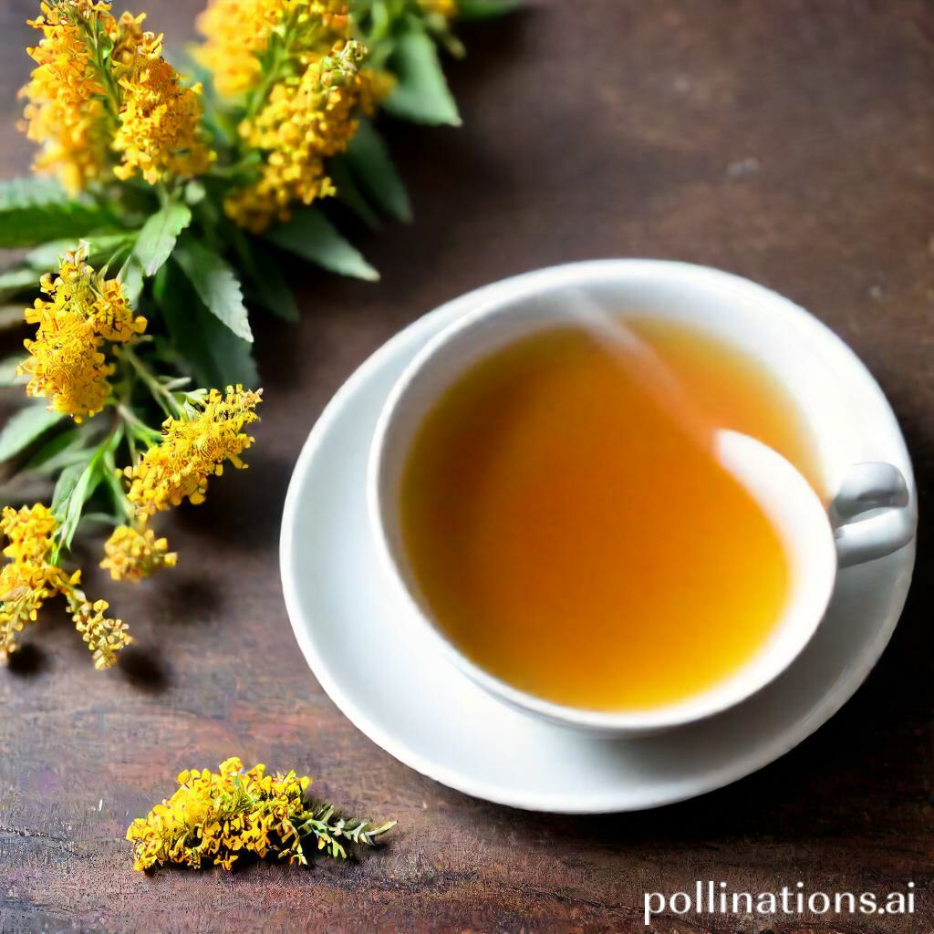 how to make goldenrod tea